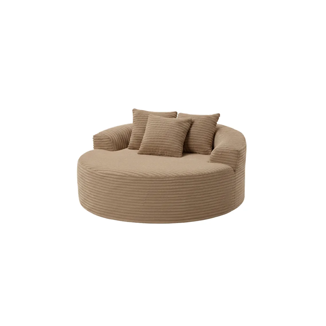 Corduroy Round Two-Seater