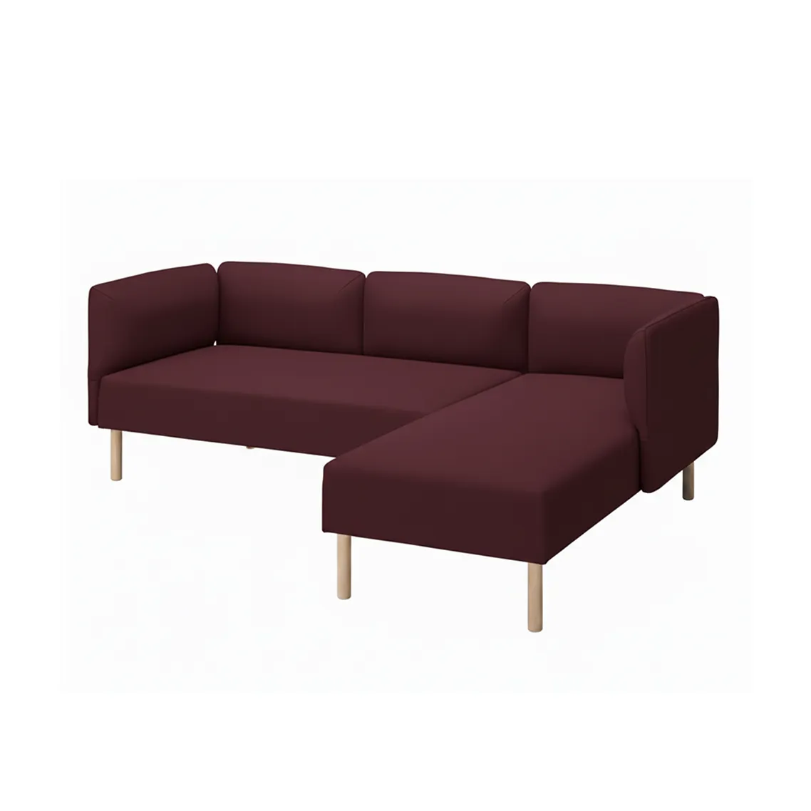 Sleek-Form Lounge Sectional